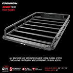 Go Rhino Universal 65in SRM 600 Basket Style Rack - Textured black