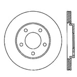 StopTech Power Slot 05-10 Mustang V6/4.0L / GT V8-4.6L Rear Left Slotted Rotor