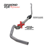 Diamond Eye KIT 4in MFLR RPLCMENT PIPE TB SGL ALUM 94-97 5 7 3L F250/F350 PWRSTROKE NFS W CARB STDS