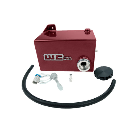 Wehrli 01-07 Chevrolet 6.6L LB7/LLY/LBZ Duramax OEM Placement Coolant Tank Kit - WCFab Red