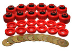 Energy Suspension Body Mount Set - Red