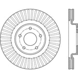 StopTech 13-15 Nissan Pathfinder Slotted Front Left Rotor