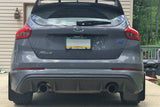 Rally Armor 12-19 Ford Focus ST / 16-19 RS Black Mud Flap w/Grey Logo