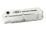 Ford Racing Ford Mustang Logo Stamped Steel Chrome Valve Covers