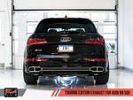 AWE Tuning Audi B9 SQ5 Non-Resonated Touring Edition Cat-Back Exhaust - No Tips (Turn Downs)