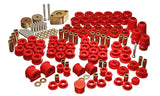 Energy Suspension 07-11 Jeep JK 4dr Red Hyper-Flex Master Bushing Set