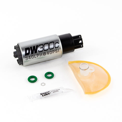 DeatschWerks 340lph DW300C Compact Fuel Pump w/ 06-11 Civic Set Up Kit (w/o Mounting Clips)