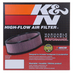 K&N Universal Oval Air Filter 12in Length x 5-1/4in Width x 3-1/4in Height