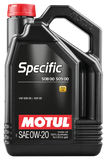 Motul 5L Specific 508 0W20 Oil - Acea A1/B1 / VW 508.00/509.00 / Porsche C20