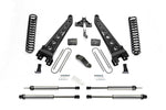 Fabtech 19-20 Ford F450/F550 4WD Diesel 6in Rad Arm Sys w/Coils & Dl Shks