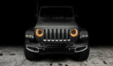 Oracle Jeep JL/Gladiator JT Oculus Bi-LED Projector Headlights - Amber/White Switchback SEE WARRANTY