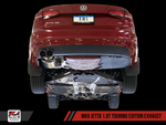 AWE Tuning Mk6 GLI 2.0T - Mk6 Jetta 1.8T Touring Edition Exhaust - Polished Silver Tips