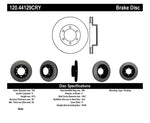 Stoptech 03-09 Toyota 4Runner / 05-14 Toyota FJ Cruiser Front Performance Cryo Brake Rotor